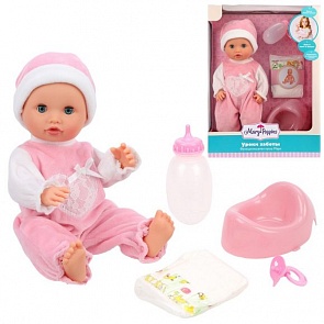 Кукла функциональная Mary из серии Уроки заботы, 36 см, коллекция Корона (Mary Poppins, 451277)